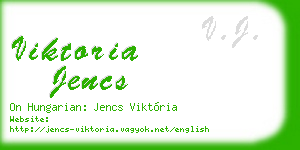 viktoria jencs business card